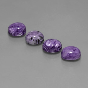 Achetez naturel ct Violet Charoïte gems, Coupe ovale, En provenance Russie chez GemSelect. En stock, livraison internationale!