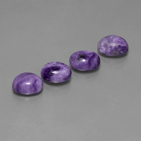 Achetez naturel ct violet charoïte gems, coupe ovale, en provenance russie chez gemselect. en stock, livraison internationale!