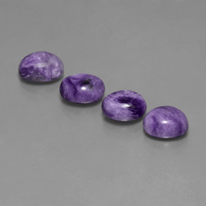 Achetez naturel ct violet charoïte gems, coupe ovale, en provenance russie chez gemselect. en stock, livraison internationale!
