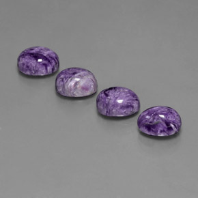 Achetez naturel ct Violet Charoïte gems, Coupe ovale, En provenance Russie chez GemSelect. En stock, livraison internationale!
