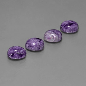 Achetez naturel ct Violet Charoïte gems, Coupe ovale, En provenance Russie chez GemSelect. En stock, livraison internationale!
