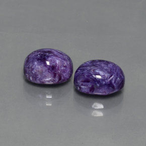 Achetez naturel ct Violet Charoïte gems, Coupe ovale, En provenance Russie chez GemSelect. En stock, livraison internationale!