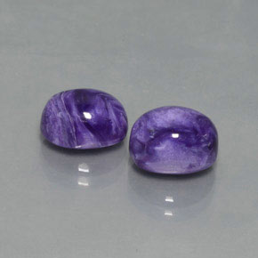 Achetez naturel ct violet charoïte gems, coupe ovale, en provenance russie chez gemselect. en stock, livraison internationale!