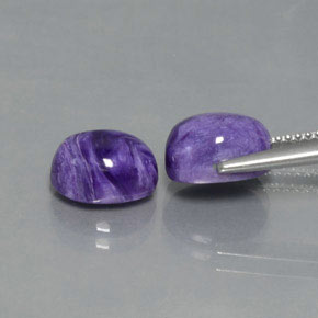 Achetez naturel ct violet charoïte gems, coupe ovale, en provenance russie chez gemselect. en stock, livraison internationale!
