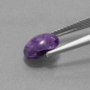 Charoïte Violet naturelle Coupe ovale, 1.54 ct, Opaque