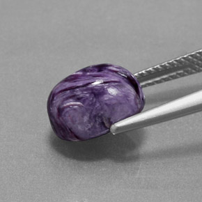 Charoïte Violet naturelle Coupe ovale, 3.25 ct, Opaque