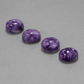 Achetez naturel ct violet charoïte gems, coupe ovale, en provenance russie chez gemselect. en stock, livraison internationale!
