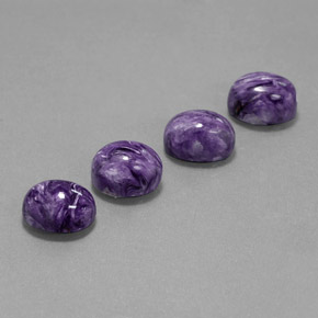 Achetez naturel ct violet charoïte gems, coupe ovale, en provenance russie chez gemselect. en stock, livraison internationale!