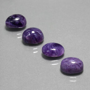 Achetez naturel ct Violet Charoïte gems, Coupe ovale, En provenance Russie chez GemSelect. En stock, livraison internationale!