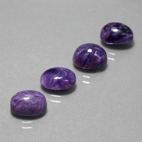 Achetez naturel ct Violet Charoïte gems, Coupe ovale, En provenance Russie chez GemSelect. En stock, livraison internationale!