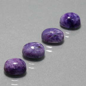 Achetez naturel ct Violet Charoïte gems, Coupe ovale, En provenance Russie chez GemSelect. En stock, livraison internationale!