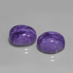 Achetez naturel ct Violet Charoïte gems, Coupe ovale, En provenance Russie chez GemSelect. En stock, livraison internationale!