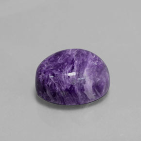 Charoïte Violet naturelle Coupe ovale, 5.09 ct, Opaque