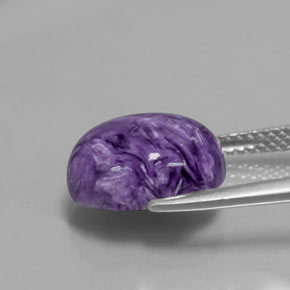 Charoïte Violet naturelle Coupe ovale, 5.14 ct, Opaque