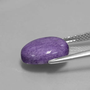 Charoïte Violet naturelle Coupe ovale, 3.76 ct, Opaque