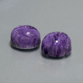 Achetez naturel ct Violet Charoïte gems, Coupe ovale, En provenance Russie chez GemSelect. En stock, livraison internationale!