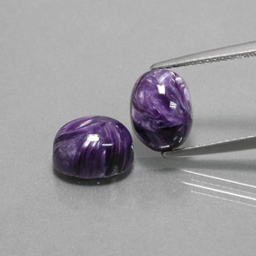 Achetez naturel ct violet charoïte gems, coupe ovale, en provenance russie chez gemselect. en stock, livraison internationale!
