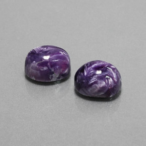 Achetez naturel ct violet charoïte gems, coupe ovale, en provenance russie chez gemselect. en stock, livraison internationale!