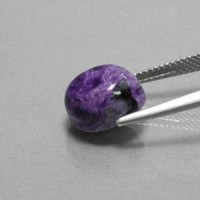 Charoïte Violet naturelle Coupe ovale, 5.15 ct, Opaque