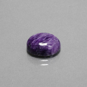Charoïte violet naturelle coupe ovale, 3,35 ct, opaque