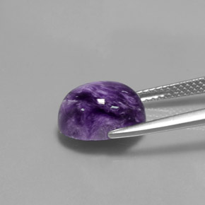 Charoïte Violet naturelle Coupe ovale, 4.07 ct, Opaque