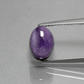 Charoïte violet naturelle coupe ovale, 2,51 ct, opaque