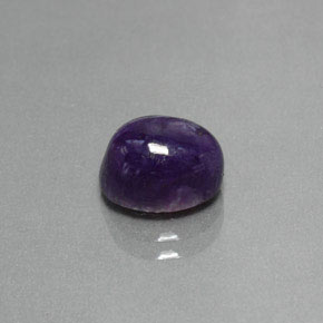 Charoïte violet naturelle coupe ovale, 2,56 ct, opaque