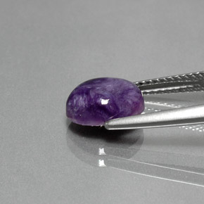 Charoïte Violet naturelle Coupe ovale, 1.84 ct, Opaque