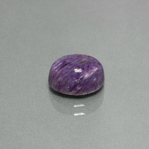 Charoïte violet naturelle coupe ovale, 2,10 ct, opaque