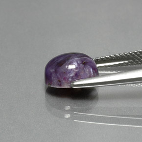 Charoïte violet naturelle coupe ovale, 2,11 ct, opaque