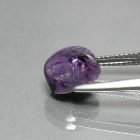 Charoïte Violet naturelle Coupe ovale, 3.12 ct, Opaque