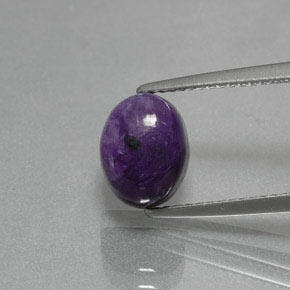 Charoïte Violet naturelle Coupe ovale, 2.80 ct, Opaque