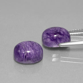 Achetez naturel ct Violet Charoïte gems, Coupe ovale, En provenance Russie chez GemSelect. En stock, livraison internationale!