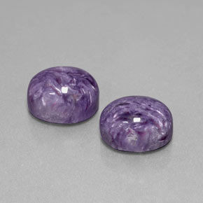 Achetez naturel ct violet charoïte gems, coupe ovale, en provenance russie chez gemselect. en stock, livraison internationale!