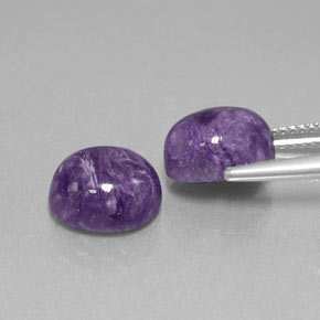 Achetez naturel ct violet charoïte gems, coupe ovale, en provenance russie chez gemselect. en stock, livraison internationale!