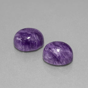 Achetez naturel ct Violet Charoïte gems, Coupe ovale, En provenance Russie chez GemSelect. En stock, livraison internationale!