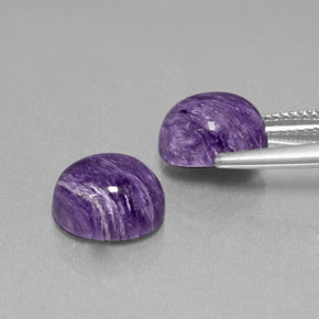 Achetez naturel ct Violet Charoïte gems, Coupe ovale, En provenance Russie chez GemSelect. En stock, livraison internationale!