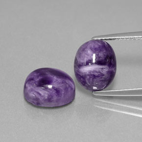 Achetez naturel ct violet charoïte gems, coupe ovale, en provenance russie chez gemselect. en stock, livraison internationale!