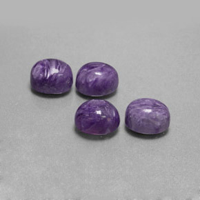 Achetez naturel ct violet charoïte gems, coupe ovale, en provenance russie chez gemselect. en stock, livraison internationale!