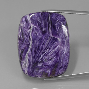 Charoïte Violet naturelle Coupe coussin, 53.76 ct, Opaque
