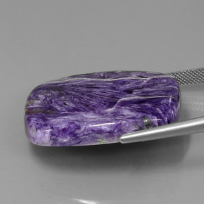 Charoïte Violet naturelle Coupe coussin, 53.76 ct, Opaque
