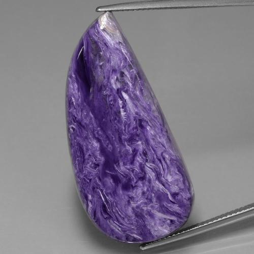 Charoïte Violet moyen-foncé naturelle Forme fantaisie, 32.38 ct, Opaque