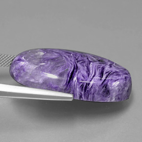 Charoïte Violet naturelle Coupe ovale, 38.15 ct, Opaque