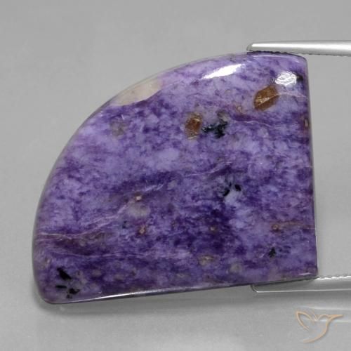 43.72ct Naturel Violet foncé Charoïte, Fantaisie, Opaque