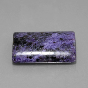 Charoïte violet naturelle baguette, 44,70 ct, opaque