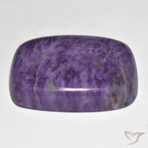 Charoïte Violet foncé naturelle Coussin, 45.47 ct, Opaque