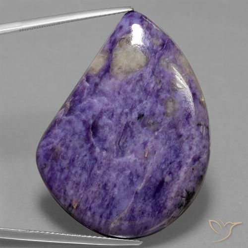 54.00ct Naturel Violet moyen Charoïte, Fantaisie, Opaque