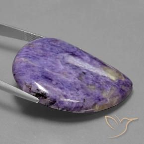 Charoïte Violet moyen naturelle Fantaisie, 54.00 ct, Opaque