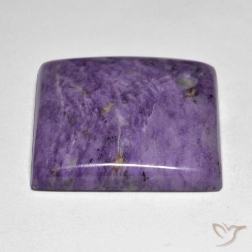 Charoïte Violet foncé naturelle Carré, 61.05 ct, Opaque