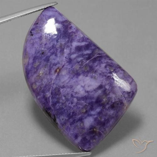 48.40ct Naturel Violet moyen Charoïte, Fantaisie, Opaque